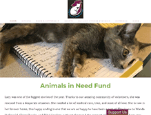 Tablet Screenshot of ainfund.org